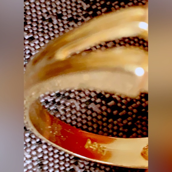 14K Yellow & White Gold Puma Band Ring - Picture 9 of 9